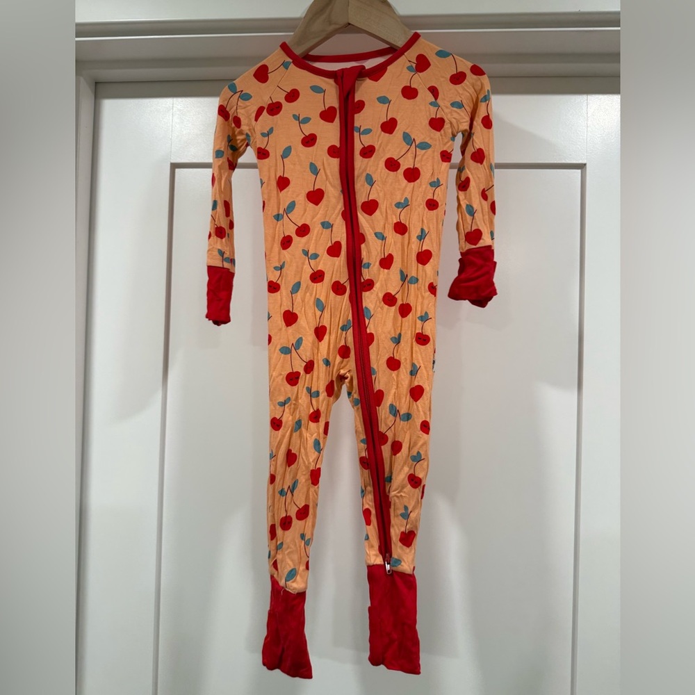 Little Sleepies Cherry Print Pajamas